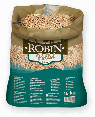 worek pelletu opałowego Robin do kupienia w Gołdapi lub sklepie internetowym